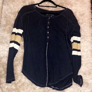 Free People Varsity Stripe Shirt